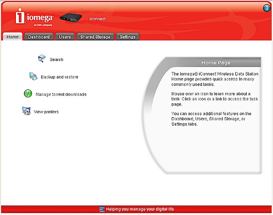 Iomega Iconnect Storage Manager - mvplasopa
